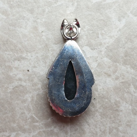 Labradorite pendant 27x15 mm no A126 Labradorite pendant 27x15 mm no A126