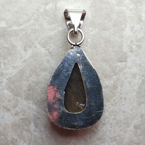 Labradorite pendant 27x17 mm no A219 Labradorite pendant 27x17 mm no A219