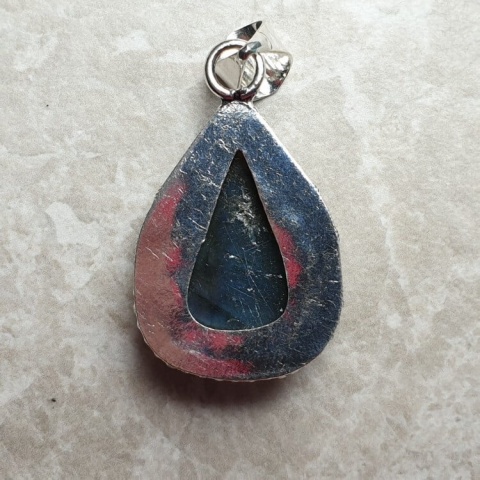 Labradorite pendant 27x19 mm no A136 Labradorite pendant 27x19 mm no A136
