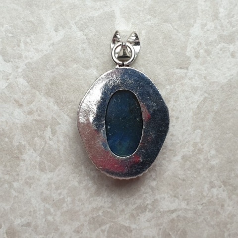 Labradorite pendant 27x19 mm no A69 Labradorite pendant 27x19 mm no A69