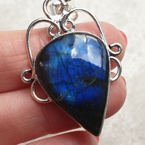 Labradorite pendant 29x20 mm no A159 Labradorite pendant 29x20 mm no A159