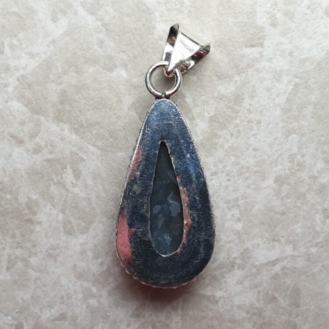 Labradorite pendant 30x15 mm no A140 Labradorite pendant 30x15 mm no A140