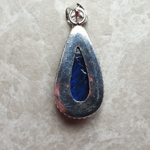 Labradorite pendant 30x15 mm no A153 Labradorite pendant 30x15 mm no A153