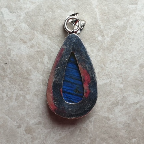 Labradorite pendant 30x17 mm no A110 Labradorite pendant 30x17 mm no A110