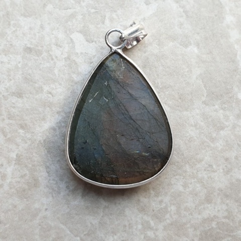 Labradorite pendant 30x23 mm no A296 Labradorite pendant 30x23 mm no A296