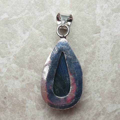Labradorite pendant 31x17 mm no A77 Labradorite pendant 31x17 mm no A77