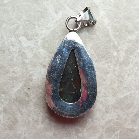 Labradorite pendant 31x18 mm no A131 Labradorite pendant 31x18 mm no A131