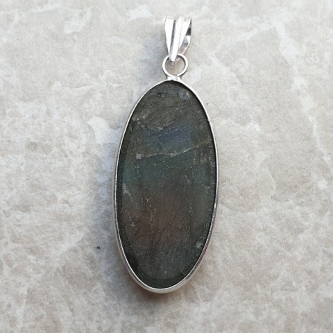 Labradorite pendant 34x18 mm no A313 Labradorite pendant 34x18 mm no A313