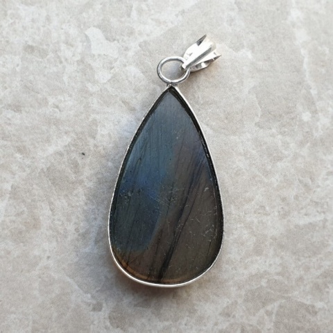 Labradorite pendant 34x19 mm no A294 Labradorite pendant 34x19 mm no A294