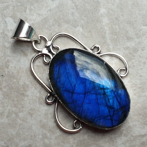 Labradorite pendant 34x22 mm no A164 Labradorite pendant 34x22 mm no A164