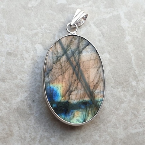 Labradorite pendant 34x23 mm no A278 Labradorite pendant 34x23 mm no A278