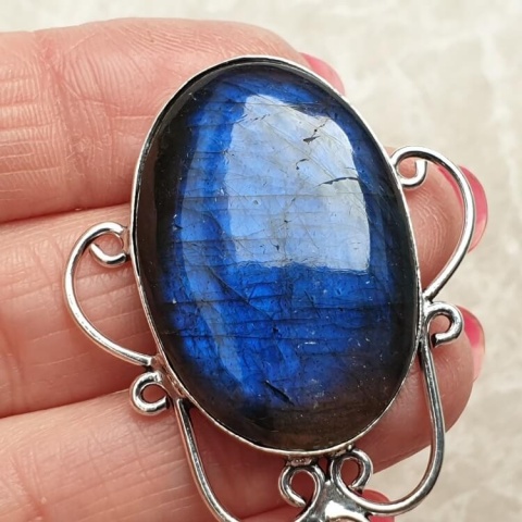 Labradorite pendant 34x24 mm no A88 Labradorite pendant 34x24 mm no A88