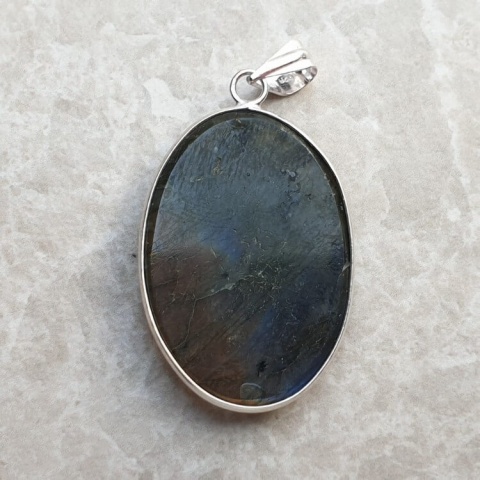 Labradorite pendant 35x25 mm no A298 Labradorite pendant 35x25 mm no A298