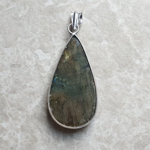 Labradorite pendant 36x19 mm no A337 Labradorite pendant 36x19 mm no A337
