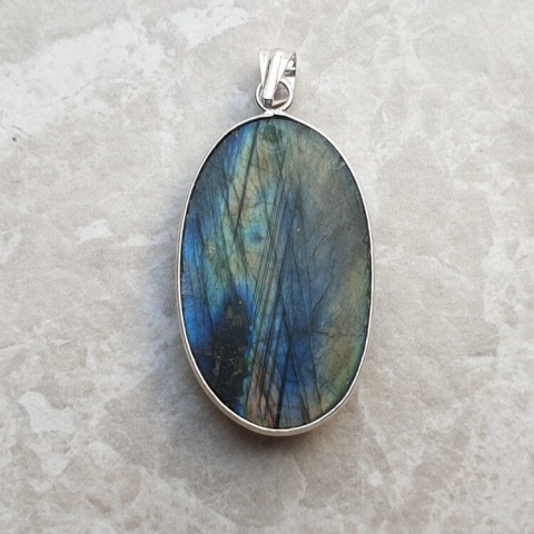 Labradorite pendant 36x22 mm no A276 Labradorite pendant 36x22 mm no A276