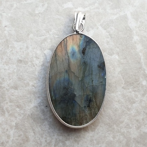 Labradorite pendant 36x23 mm no A299 Labradorite pendant 36x23 mm no A299