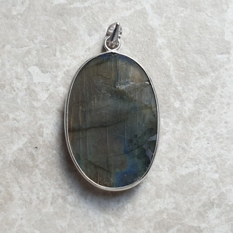 Labradorite pendant 36x25 mm no A351 Labradorite pendant 36x25 mm no A351