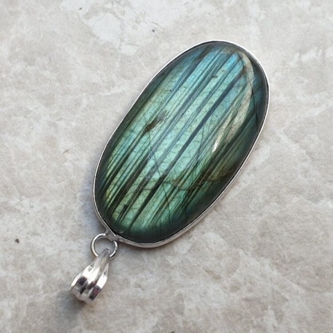 Labradorite pendant 39x22 mm no A274 Labradorite pendant 39x22 mm no A274