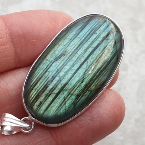 Labradorite pendant 39x22 mm no A274 Labradorite pendant 39x22 mm no A274