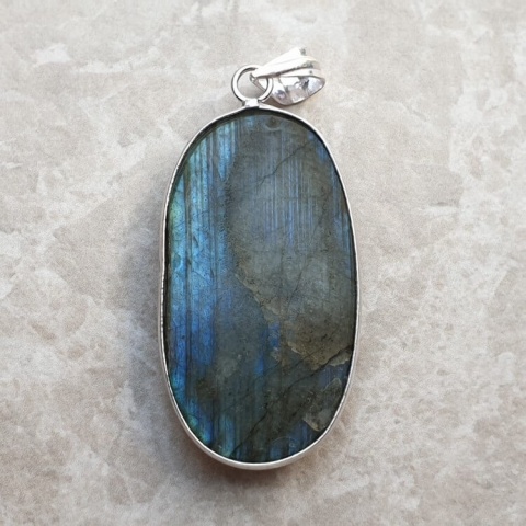 Labradorite pendant 39x22 mm no A274 Labradorite pendant 39x22 mm no A274
