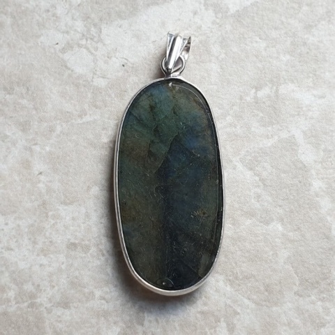 Labradorite pendant 40x20 mm no A353 Labradorite pendant 40x20 mm no A353