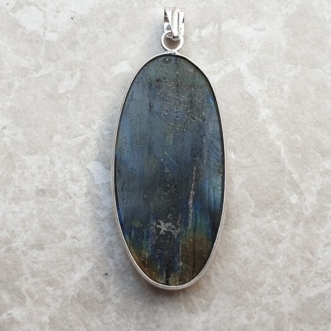 Labradorite pendant 44x22 mm no A308 Labradorite pendant 44x22 mm no A308