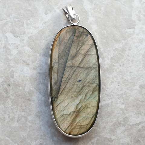 Labradorite pendant 45x21 mm no A268 Labradorite pendant 45x21 mm no A268