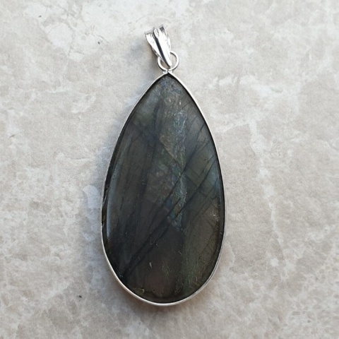 Labradorite pendant 45x25 mm no A291 Labradorite pendant 45x25 mm no A291