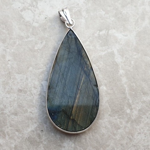Labradorite pendant 46x24 mm no A288 Labradorite pendant 46x24 mm no A288