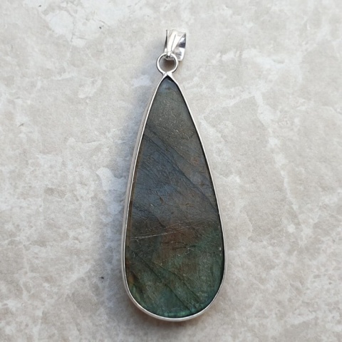 Labradorite pendant 47x21 mm no A293 Labradorite pendant 47x21 mm no A293