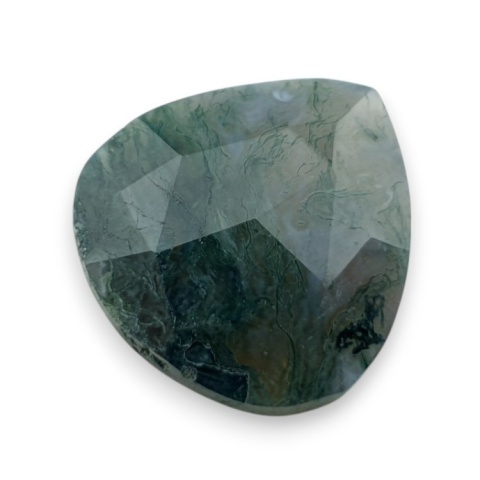 Moss agate faceted cabochon 20x20 mm no 45 Moss agate faceted cabochon 20x20 mm no 45