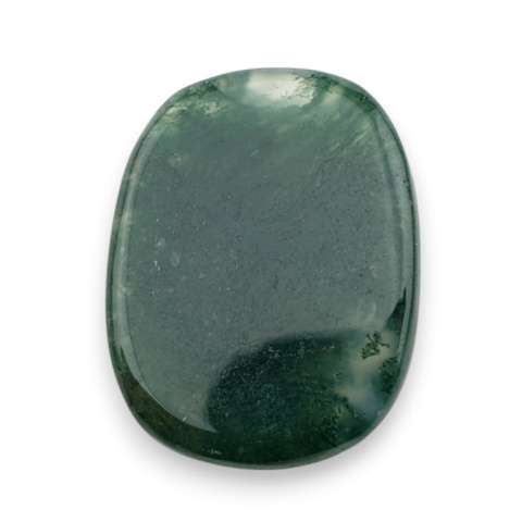 Moss agate faceted cabochon 23x18 mm no 10 Moss agate faceted cabochon 23x18 mm no 10