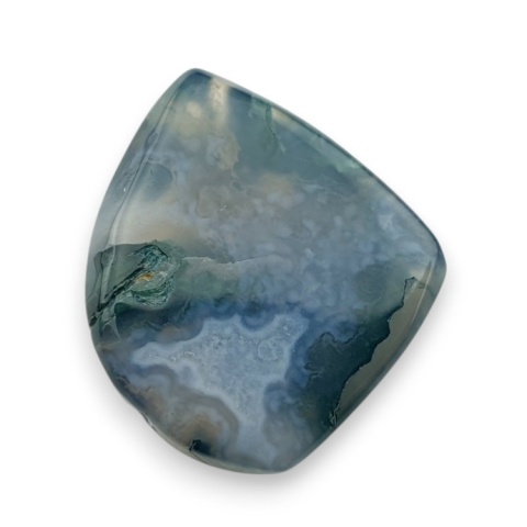 Moss agate faceted cabochon 23x19 mm no 27 Moss agate faceted cabochon 23x19 mm no 27