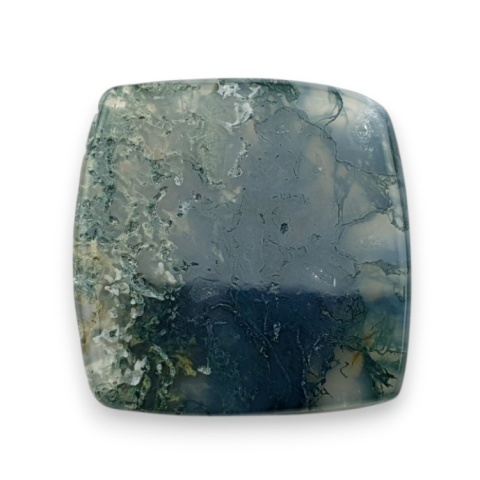 Moss agate faceted cabochon 23x22 mm no 18 Moss agate faceted cabochon 23x22 mm no 18