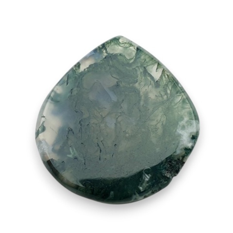 Moss agate faceted cabochon 23x22 mm no 40 Moss agate faceted cabochon 23x22 mm no 40
