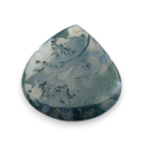 Moss agate faceted cabochon 25x24 mm no 23 Moss agate faceted cabochon 25x24 mm no 23