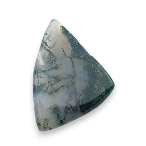 Moss agate faceted cabochon 26x18 mm no 46 Moss agate faceted cabochon 26x18 mm no 46