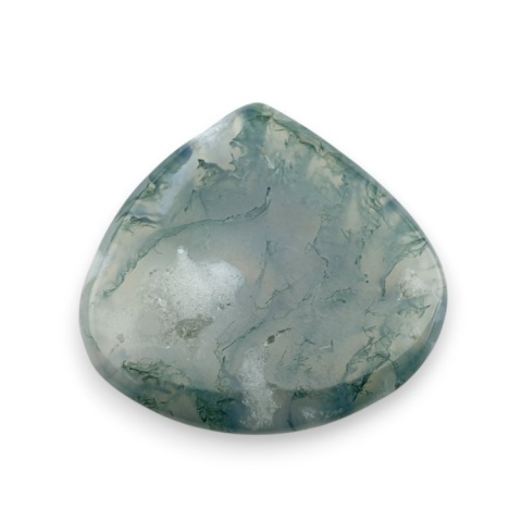 Moss agate faceted cabochon 27x26 mm no 13 Moss agate faceted cabochon 27x26 mm no 13