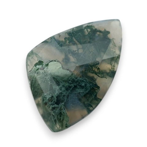 Moss agate faceted cabochon 31x20 mm no 33 Moss agate faceted cabochon 31x20 mm no 33