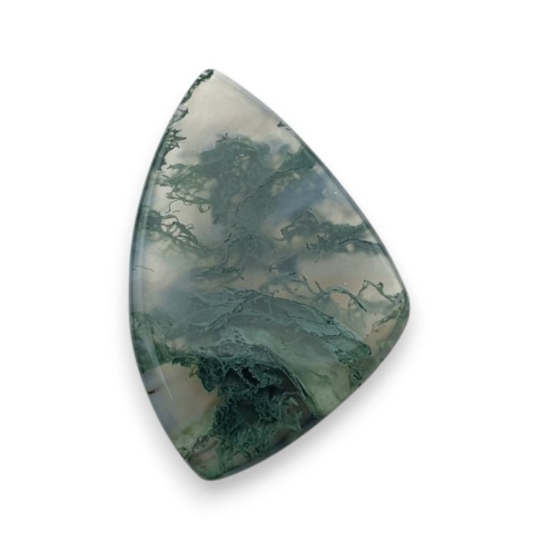 Moss agate faceted cabochon 31x20 mm no 33 Moss agate faceted cabochon 31x20 mm no 33