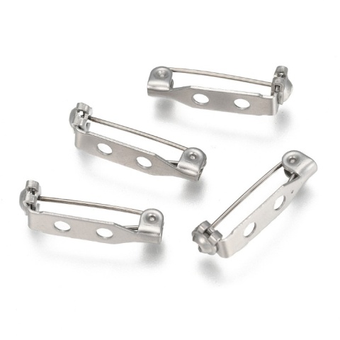 Brooch setting stainless steel 21x5 mm 1 pc Brooch setting stainless steel 21x5 mm 1 pc