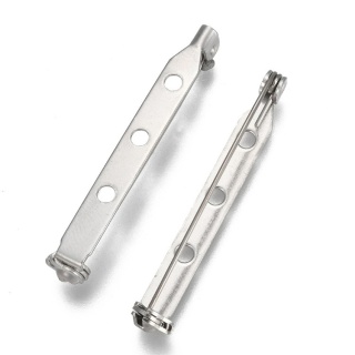 Brooch setting stainless steel 40x7 mm 1 pc