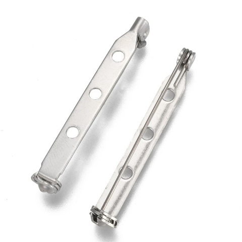 Brooch setting stainless steel 40x7 mm 1 pc Brooch setting stainless steel 40x7 mm 1 pc