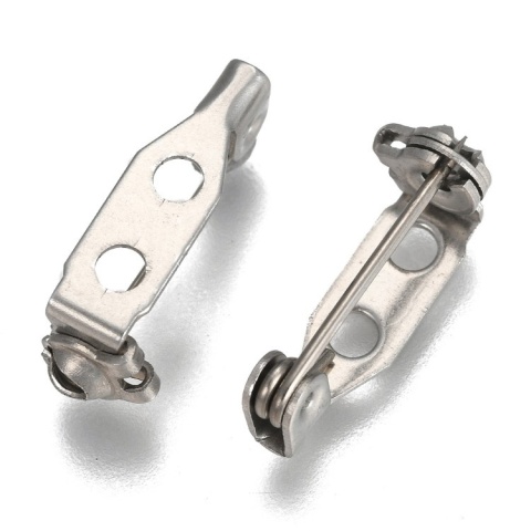 Brooch setting stainless steel 17x5 mm 1 pc Brooch setting stainless steel 17x5 mm 1 pc