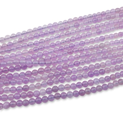 Jade colour kunzite ball 6 mm strand