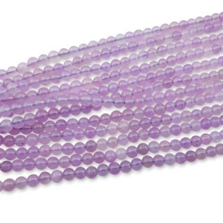 Jade colour kunzite ball 6 mm strand