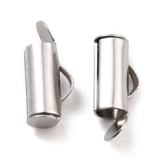 Slip-on tube tips stainless steel 13 mm 2 pcs