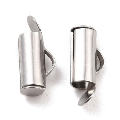 Slip-on tube tips stainless steel 13 mm 2 pcs