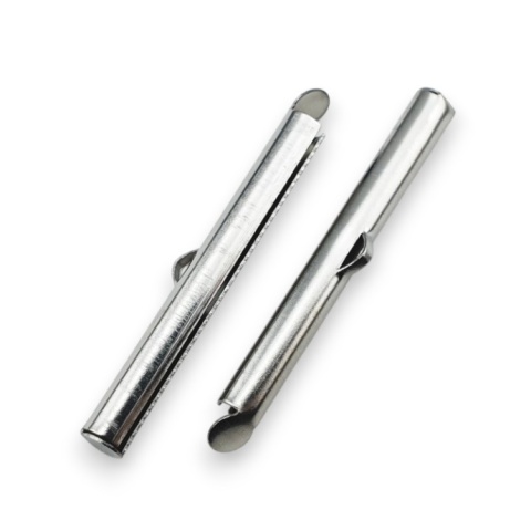 Slip-on tube tips stainless steel 35 mm 2 pcs Slip-on tube tips stainless steel 35 mm 2 pcs