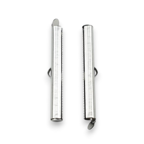 Slip-on tube tips stainless steel 40 mm 2 pcs Slip-on tube tips stainless steel 40 mm 2 pcs